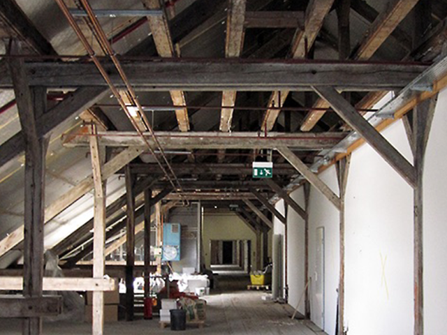 Vorher - Dachaufstockung / Dachausbau der Gebäude 53, 54 und 61